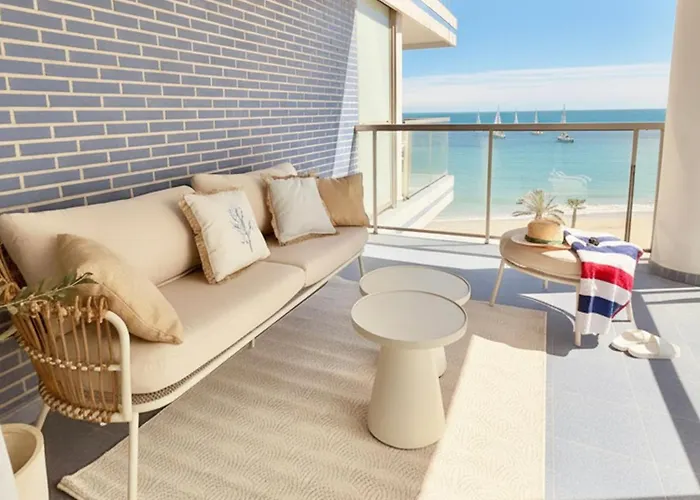 公寓 Casa Levante - Beach, Sea View, Heated Pool